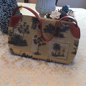 Tommy Bahama tapestry bag